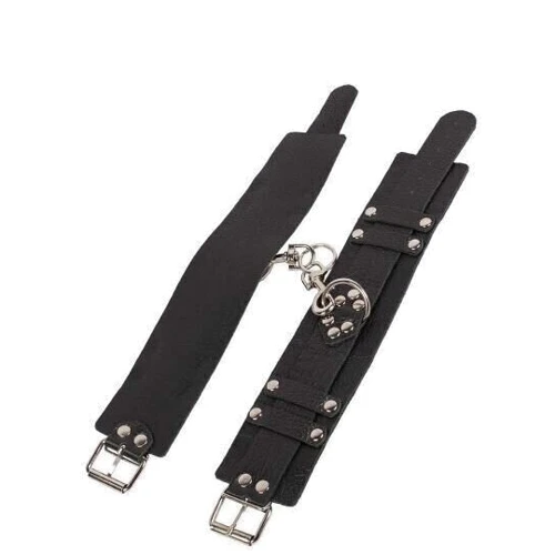Оковы Leather Dominant Leg Cuffs, black