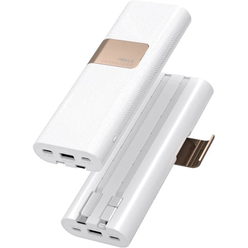 Внешний аккумулятор iWALK Power Bank Secretary 20000mAh Lightning/microUSB/USB-C White (SBS200Q)