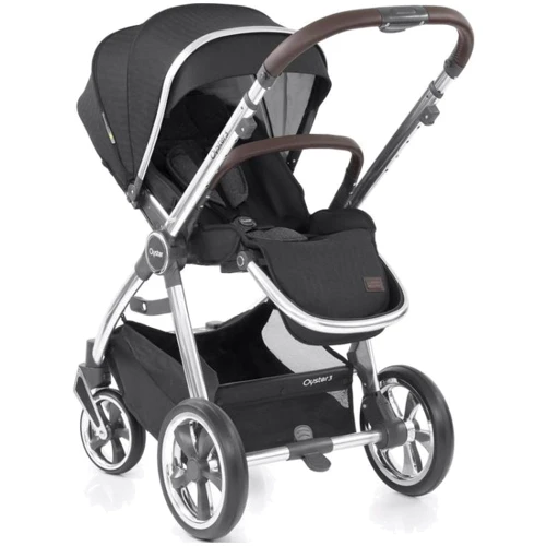 Універсальна коляска 2 в 1 BabyStyle Oyster 3 2021 (Caviar / Mirror): Ширина шасі 57 см