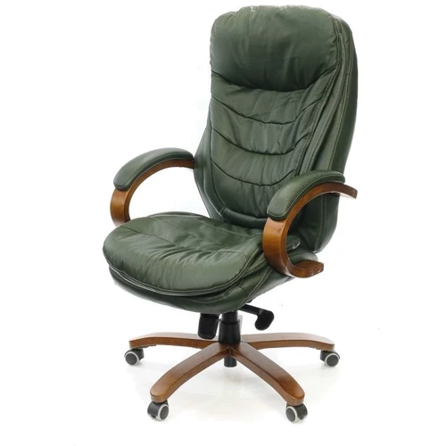 Крісло АКЛАС Валенсія Soft EX MB зелений (12422): Тип для керівників