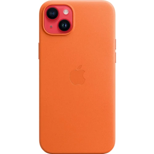 Чохол для iPhone Apple iPhone 14 Plus Leather Case with MagSafe - Orange (MPPF3ZE/A): Тип аксесуара чехол