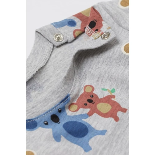 Футболка H & M 1812-8138031 80 см сіра: Стать хлопчик