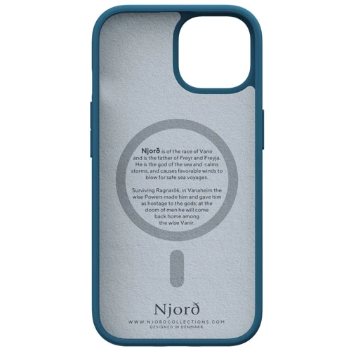Чехол для iPhone Njord Fabric MagSafe Case Deep Sea (NA52FA01) for iPhone 15 Plus фото 6