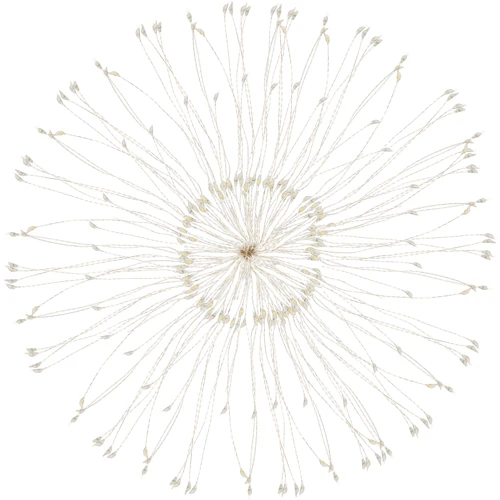 Гирлянда фейерверк на батарейках Springos 3D 100 LED CL0181 Warm White: Тип Бахрома