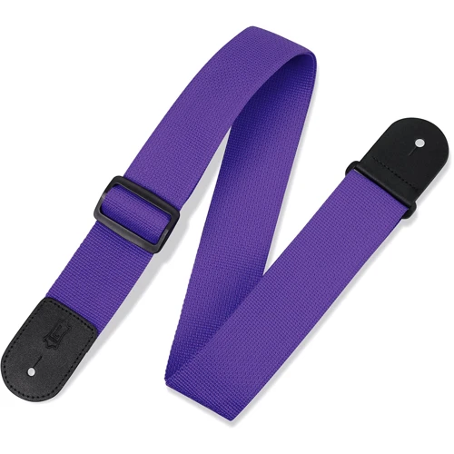 Гітарний ремінь LEVY'S M8POLY-PRP CLASSICS SERIES POLYPROPYLENE GUITAR STRAP (PURPLE)