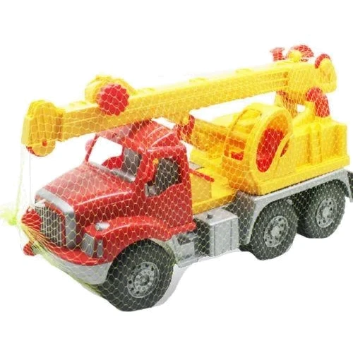 Машинка Colorplast Автокран Атлантіс червона з сірим (0640): Виробник ColorPlast