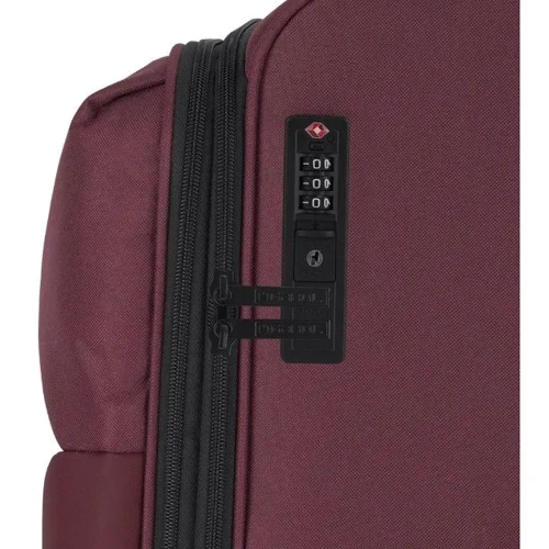 Чемодан Gabol Florida (L) Dark red бордовый (123147-037): Тип ручки Телескопическая ручка, Короткая ручка