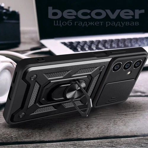 Чехол для телефонов BeCover Military Black for Samsung A256 Galaxy A25 5G (711010): Пленка в комплекте нет