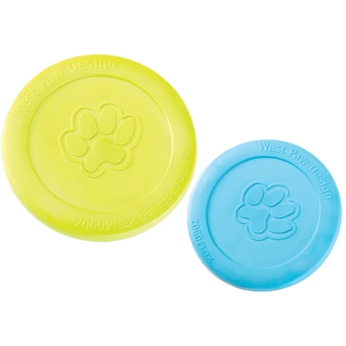 Летающая тарелка West Paw Zisc Large Green/Зиск фрисби большая зеленая 22см (ZG031GRN) фото 4