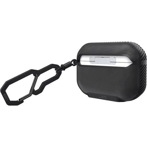 Чехол для наушников Urban Armor Gear UAG Metropolis Case LTHR ARMR BLACK (102256118340) for Apple AirPods Pro фото 5