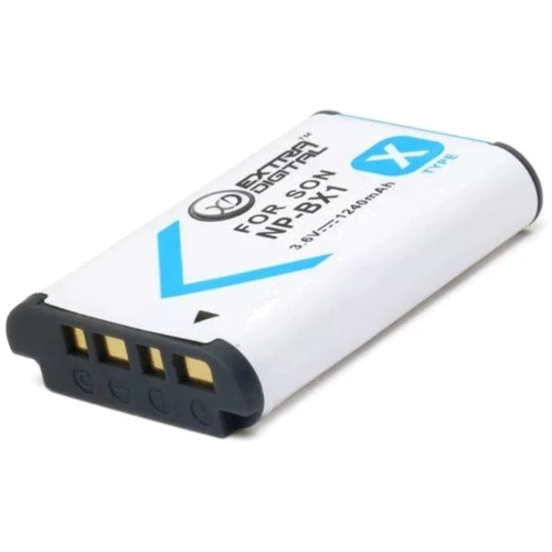 Extradigital для Sony NP - BX1, Li - ion, 1240 mAh (BDS2648): Емкость 1240 mAh