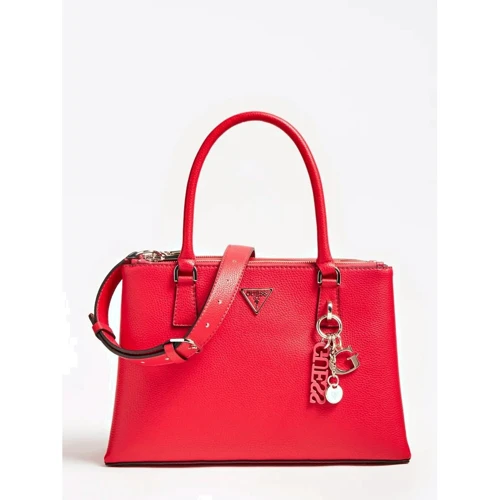Женская сумка тоут Guess Becca Status Satchel красная (HWVG7742060-RED)
