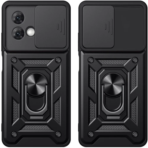 Чохол для телефона BeCover Military Black для Motorola Moto G84 (710675): Тип накладка на заднюю часть