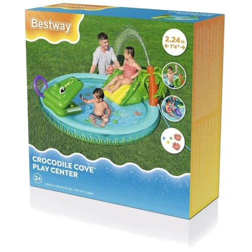 Надувной игровой центр Bestway Крокодил (53166)