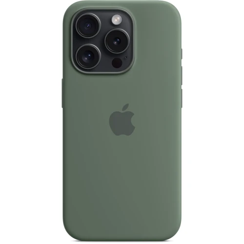 Чехол для iPhone Apple iPhone 15 Pro Silicone Case with MagSafe - Cypress (MT1J3ZM/A): Тип чехла накладка на заднюю часть