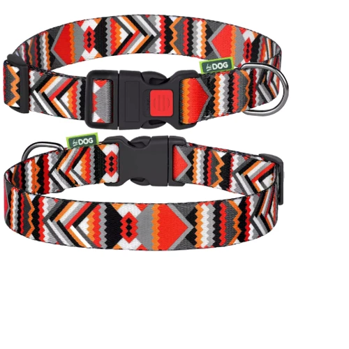 Нашийник HiDog Geometric XS 10 мм 18-28 см різнокольоровий (101\1002): Виробник HiDog