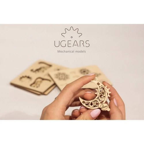 Механічний 3D пазл UGEARS "Фіджети-різдвяник" (70042) фото 4