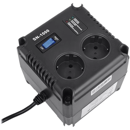 Стабилизатор напряжения Gemix SN-1000: Тип релейный