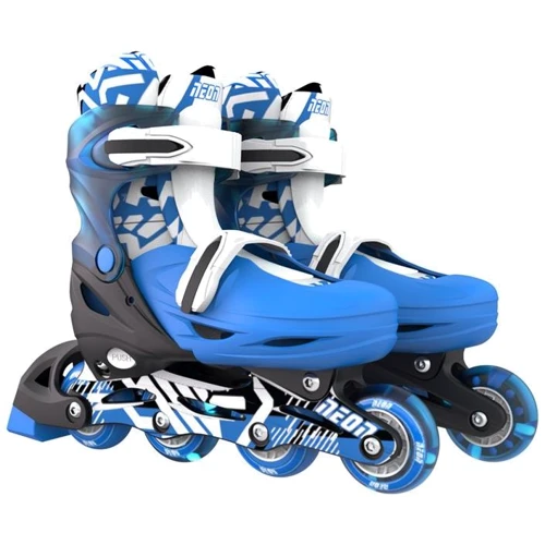 Роликовые коньки NEON Inline, размер 34-37 синий (NI03B4)