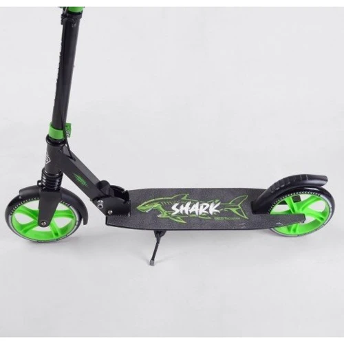 Самокат алюминиевый Best Scooter SHARK зеленый (18104): Тип колес литые