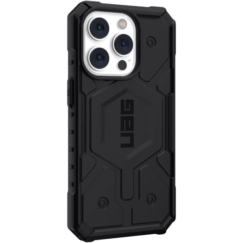 Чохол для iPhone Urban Armor Gear UAG Pathfinder Magsafe Black (114054114040) для iPhone 14 Pro: Матеріали поликарбонат и полиуретан