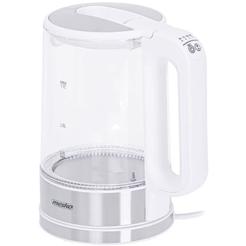 Электрочайник Mesko MS 1301 white: Мощность, Вт 2200