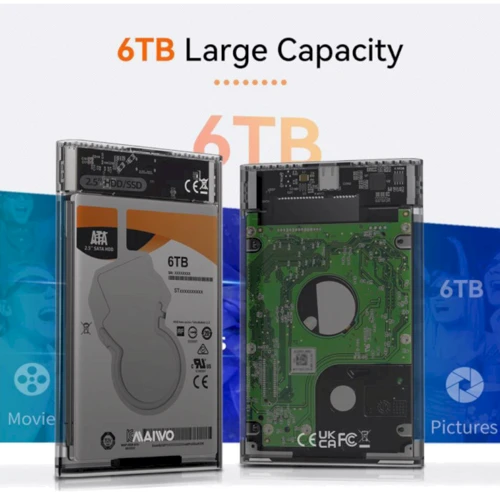 Аксесуар для накопичувача Maiwo K2510 2.5" SATA to USB 3.1 (6910053145013) фото 3