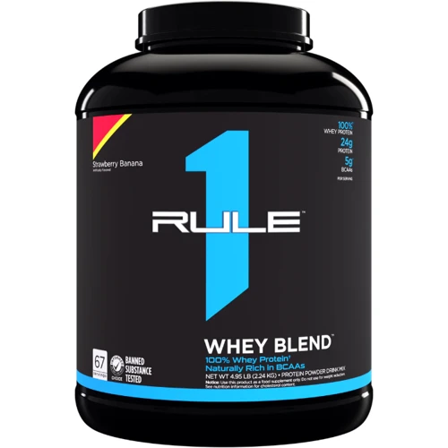 Протеин Rule 1 Whey Blend 2240 g R1 Protein / 67 servings / Strawberry-banana