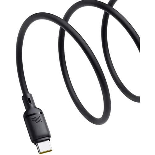 Кабель Baseus USB Cable to USB-C Silky Series 100W 2m Black (P10377703113-01): Длина 2 м