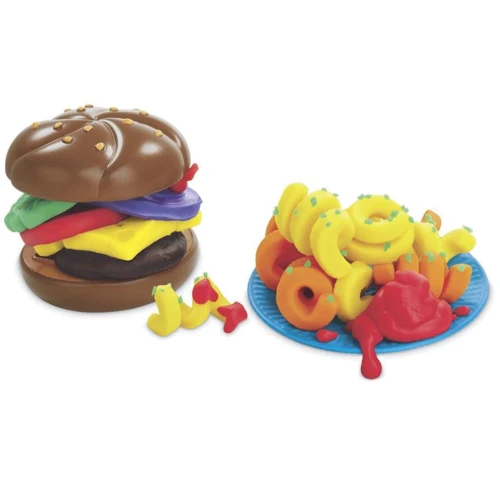 Набір HASBRO Play-Doh Смішні закуски (E5112_E5472 BURGER N FRIES SET) фото 7