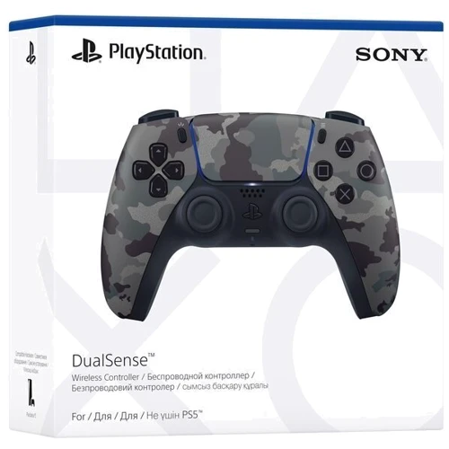 Аксессуар для приставок DualSense Wireless Controller Gray Camouflage для Sony PS5 (9423799) фото 4