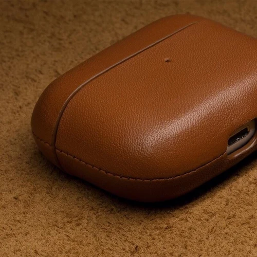 Чехол для наушников Native Union Leather Tan (APPRO-LTHR-BRN-AP) for Apple AirPods Pro фото 5
