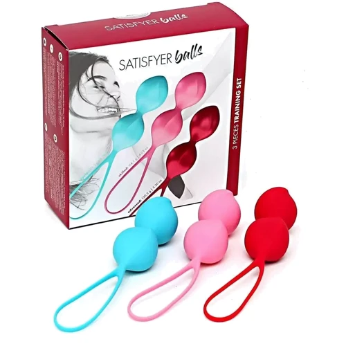 Вагинальные шарики Satisfyer balls C02 double (set of 3)