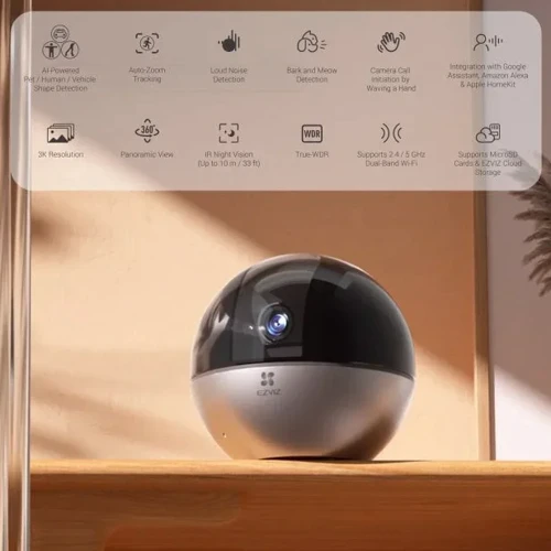 IP-камера видеонаблюдения EZVIZ Apple Home Wi-Fi CS-E6 (5 MP/4 mm): Производитель EZVIZ