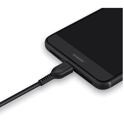Кабель Hoco USB Cable to USB-C X20 3A 2m Black фото 3