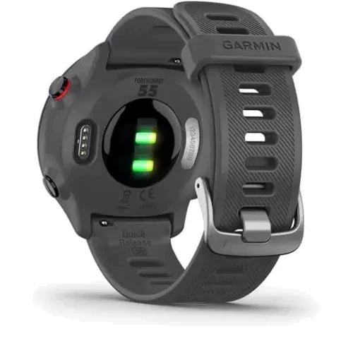 Смарт-часы Garmin Forerunner 55 Monterra Grey (010-02562-13): Материал ремешка резина
