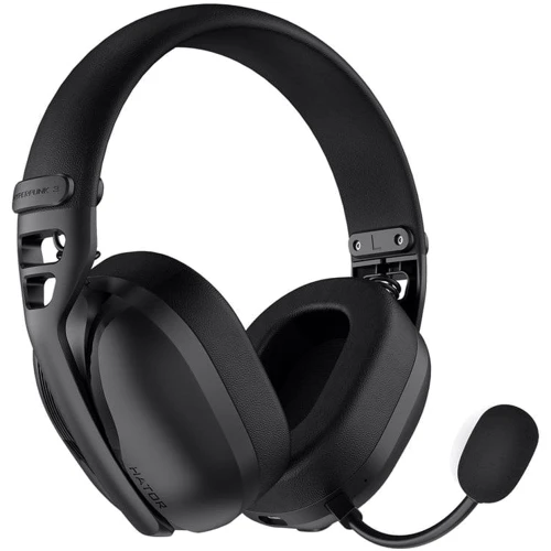 Наушники HATOR Hyperpunk 3 Wireless Black (ESH15): Тип конструкции полноразмерные