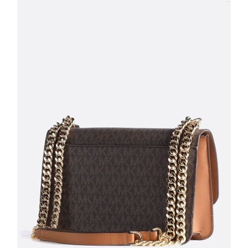 Жіноча сумка крос боді Michael Kors HEATHER LG SHLDR темно-коричнева (30S2G7HL3B252): Стиль Повсякденний (Casual)