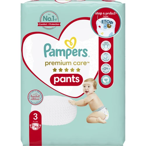 Подгузники Pampers Premium Care Pants Midi Размер 3 70 шт (8001090759955) фото 9