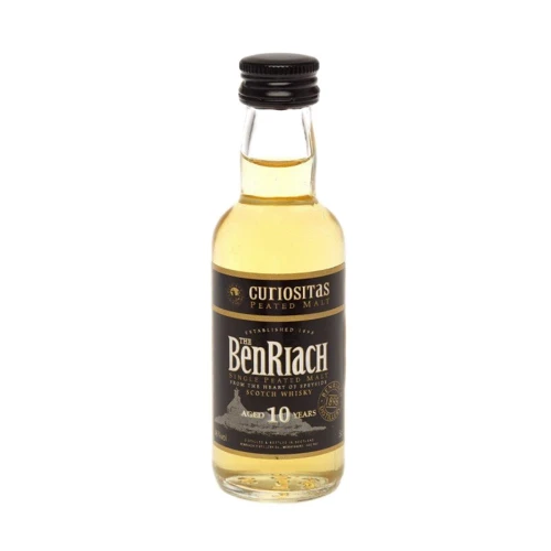 Виски BenRiach 10 Yers Old Curiositas (0,05 л) (BW21173)