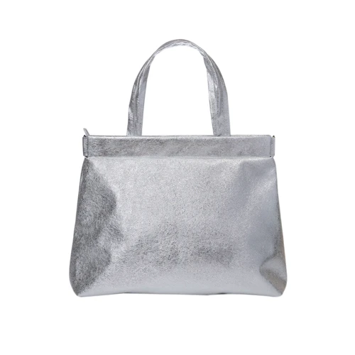 Жіноча сумка шоппер Sambag Shopper срібляста (93303034)