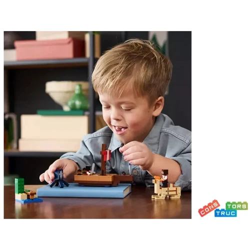 Конструктор LEGO Minecraft Подорож на піратському кораблі (21259-): Рекомендований вік от 8 лет