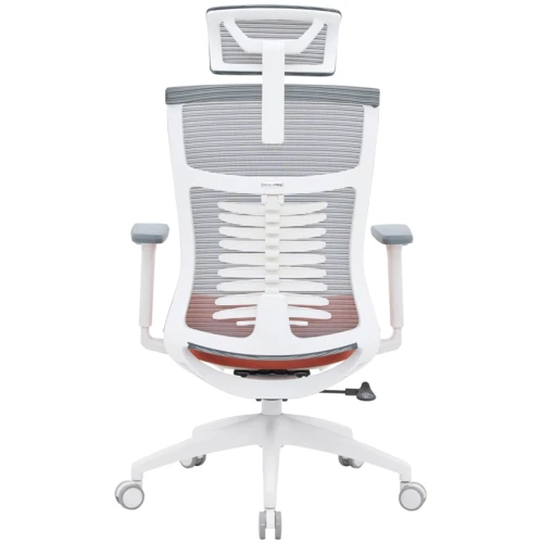Кресло офисное OfficePro Balance (OC550-W-DG-OR): Материал корпуса Пластик, Металл