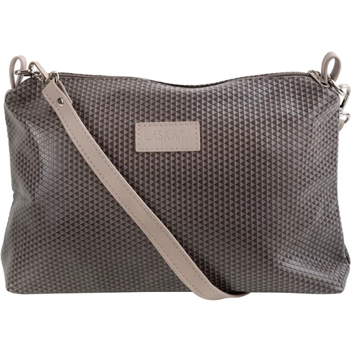 Жіноча дорожня сумка Laskara сіра (LK10241-grey-taupe): Стиль Повсякденний (Casual)