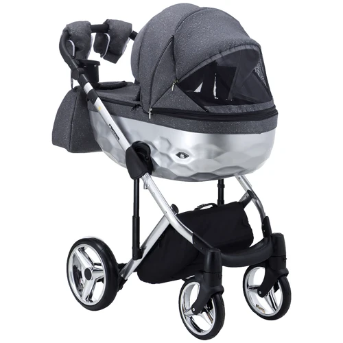 Коляска 2 в 1 Adamex Chantal Star Polar (Chrome) Star 2 (624643): Ширина шасси 60