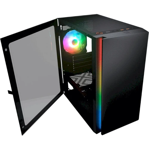 Корпус Cougar Purity RGB Black (385PC40.0001): Типоразмер Mini-Tower