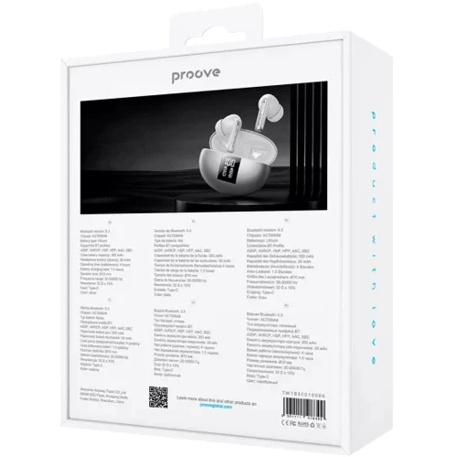 Наушники Proove Thunder Buds SE Silver