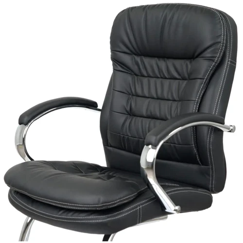 Крісло конференційне АКЛАС Валенсія CF (XY-7004G-1) Чорний (PU Black) (00161482)