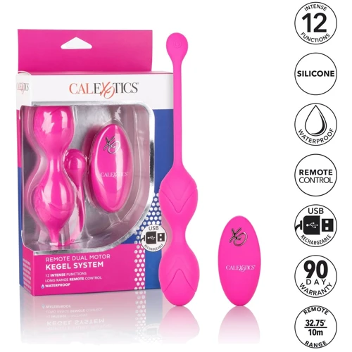 CalExotics Remote Dual Motor Kegel System вагинальные шарики с дистанционным управлением