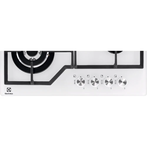 Варочная поверхность газовая Electrolux GPE363YV: Расположение панели спереди